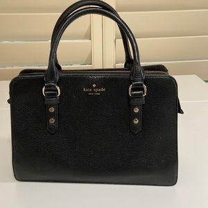 Kate Spade Mulberry Street Lise Satchel, black